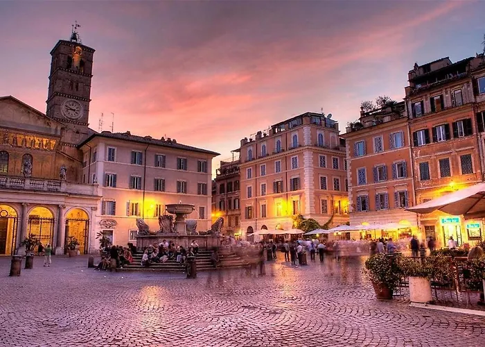 Pop In The Heart Of Trastevere 4 Guests Rome