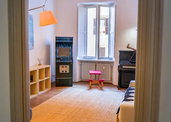Appartement Pop In The Heart Of Trastevere 4 Guests Rome